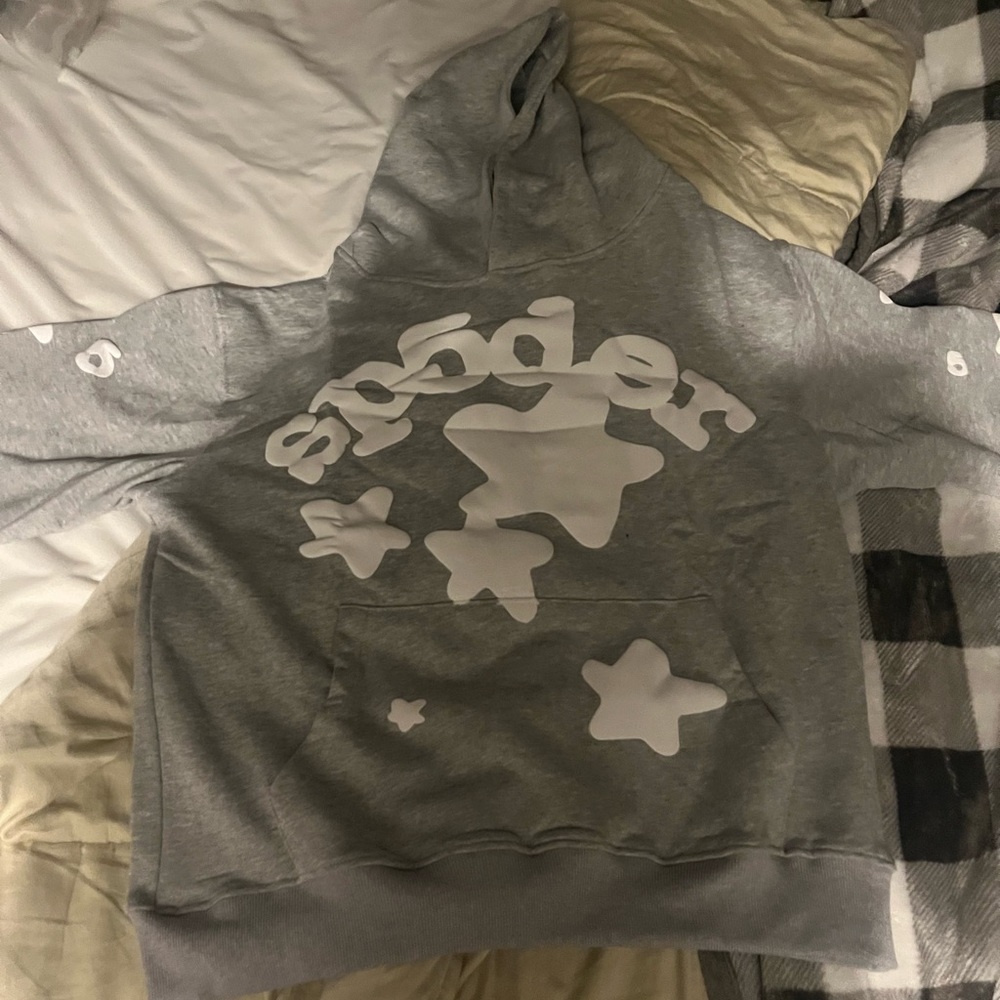 Spyder Gray Hooded Cardigan Sweater